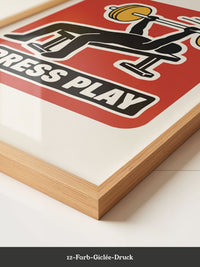 Press Play Kraftsport Illustration