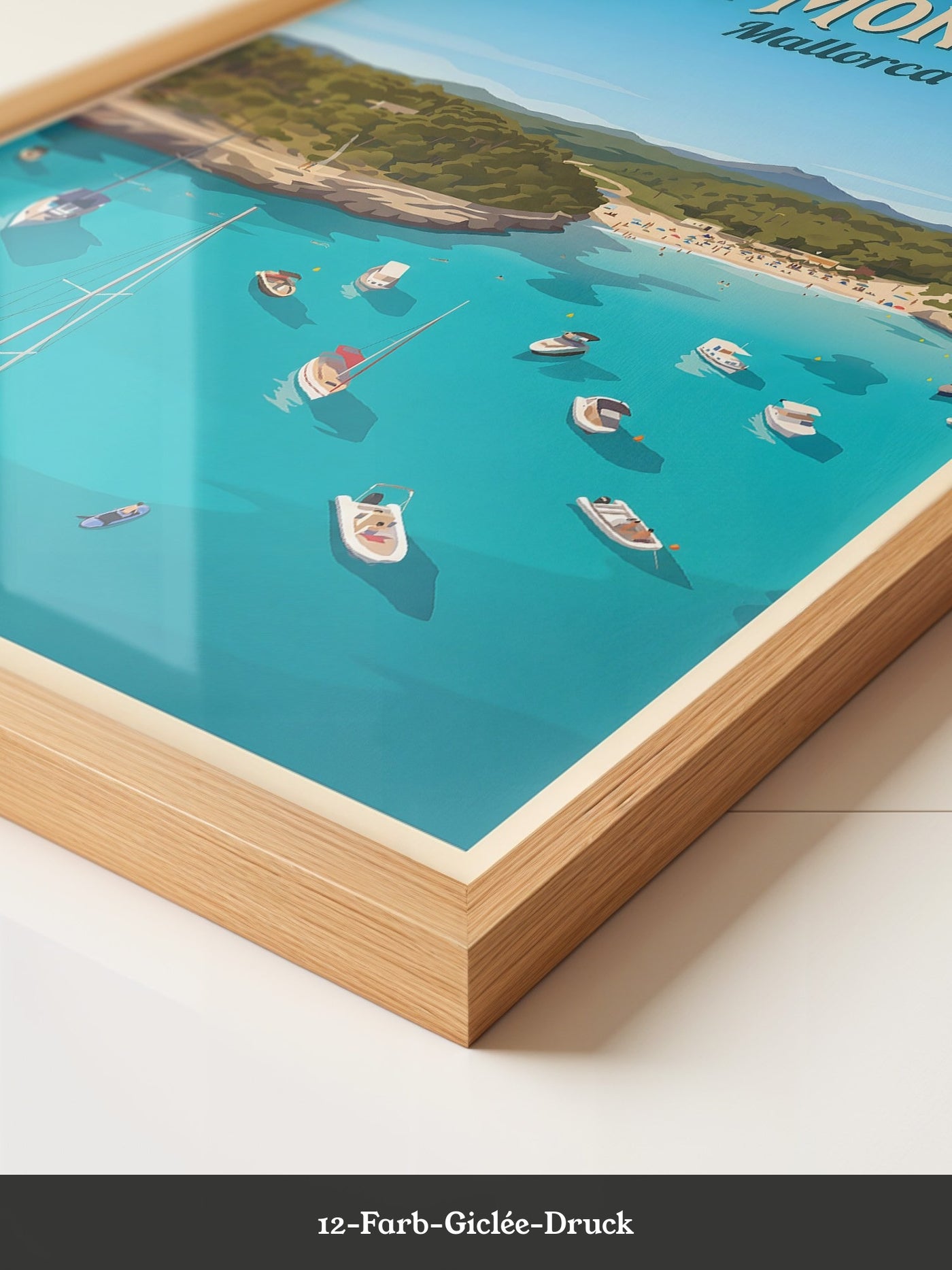Cala Mondragó Küste Segelboote