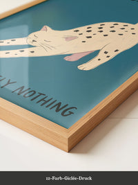 Katze Dehnung Minimalismus