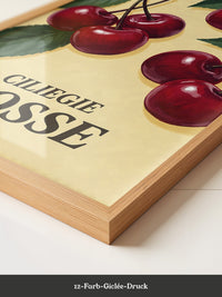 Kirschen Grafik Rot