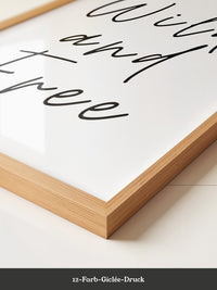 Wild Schriftzug elegant