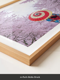 Kirschblüten Kimono Schirm Farben