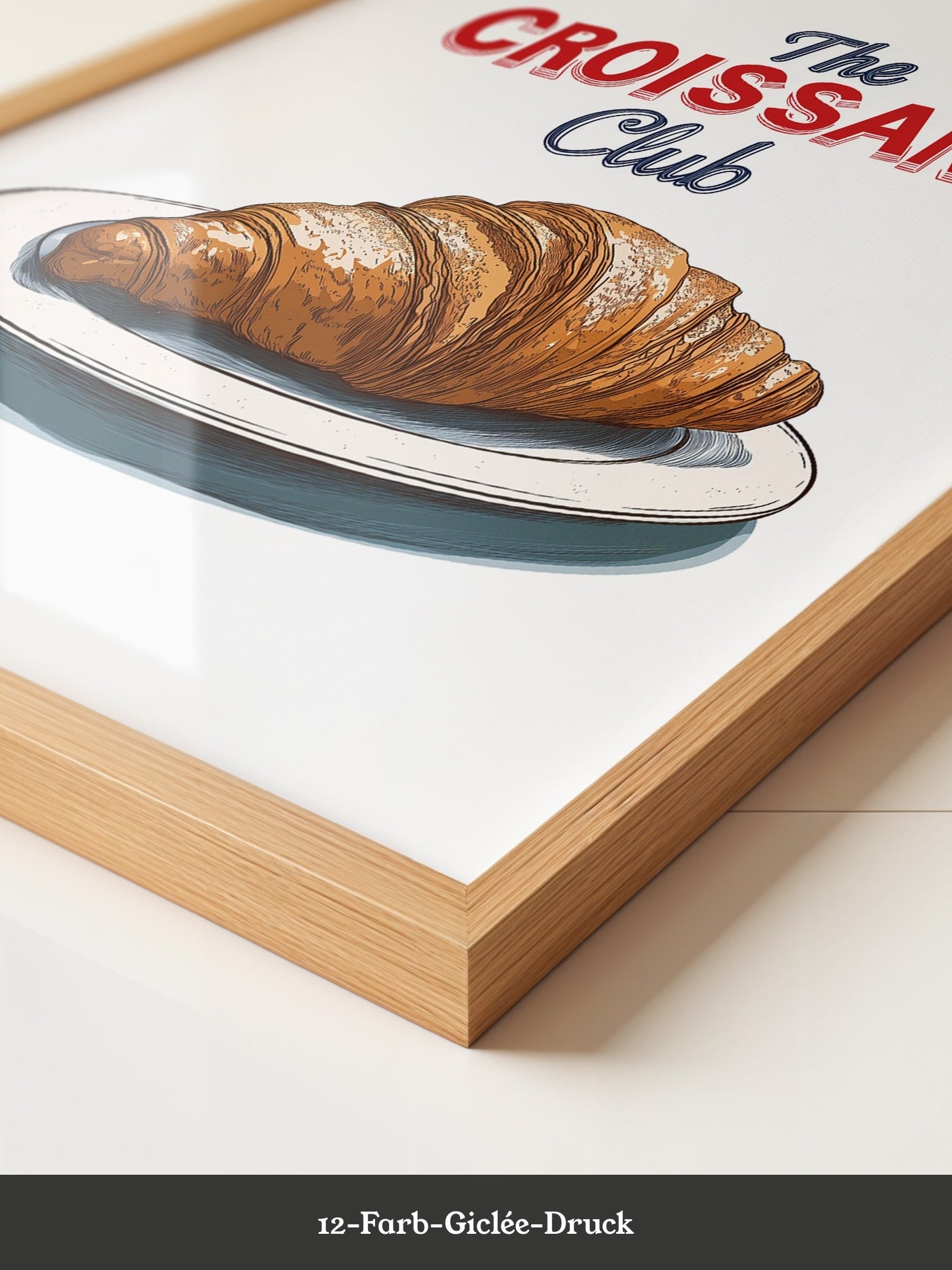 Croissant Club Retro-Stil