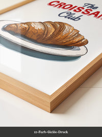 Croissant Club Retro-Stil