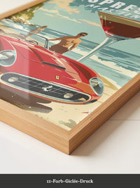 Cabrio Strand Retro-Style