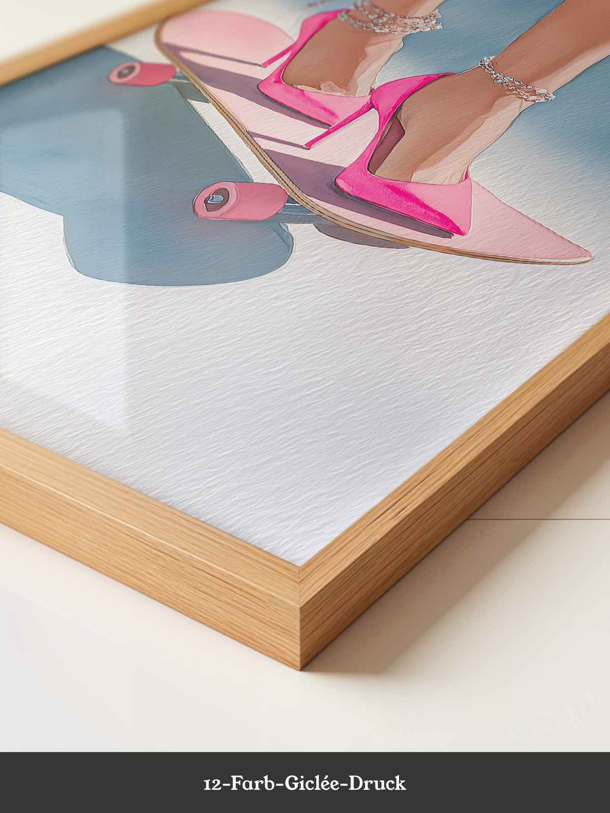 High Heels Skateboard Pink