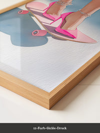 High Heels Skateboard Pink