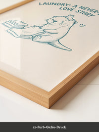 Otter Wäschtag Cartoonverspieltheit