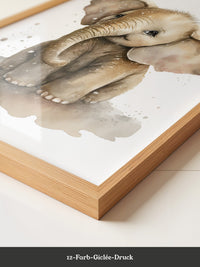 Niedliches Elefantenbaby Aquarell