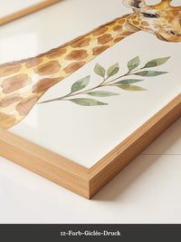 Giraffe Aquarell Sanft