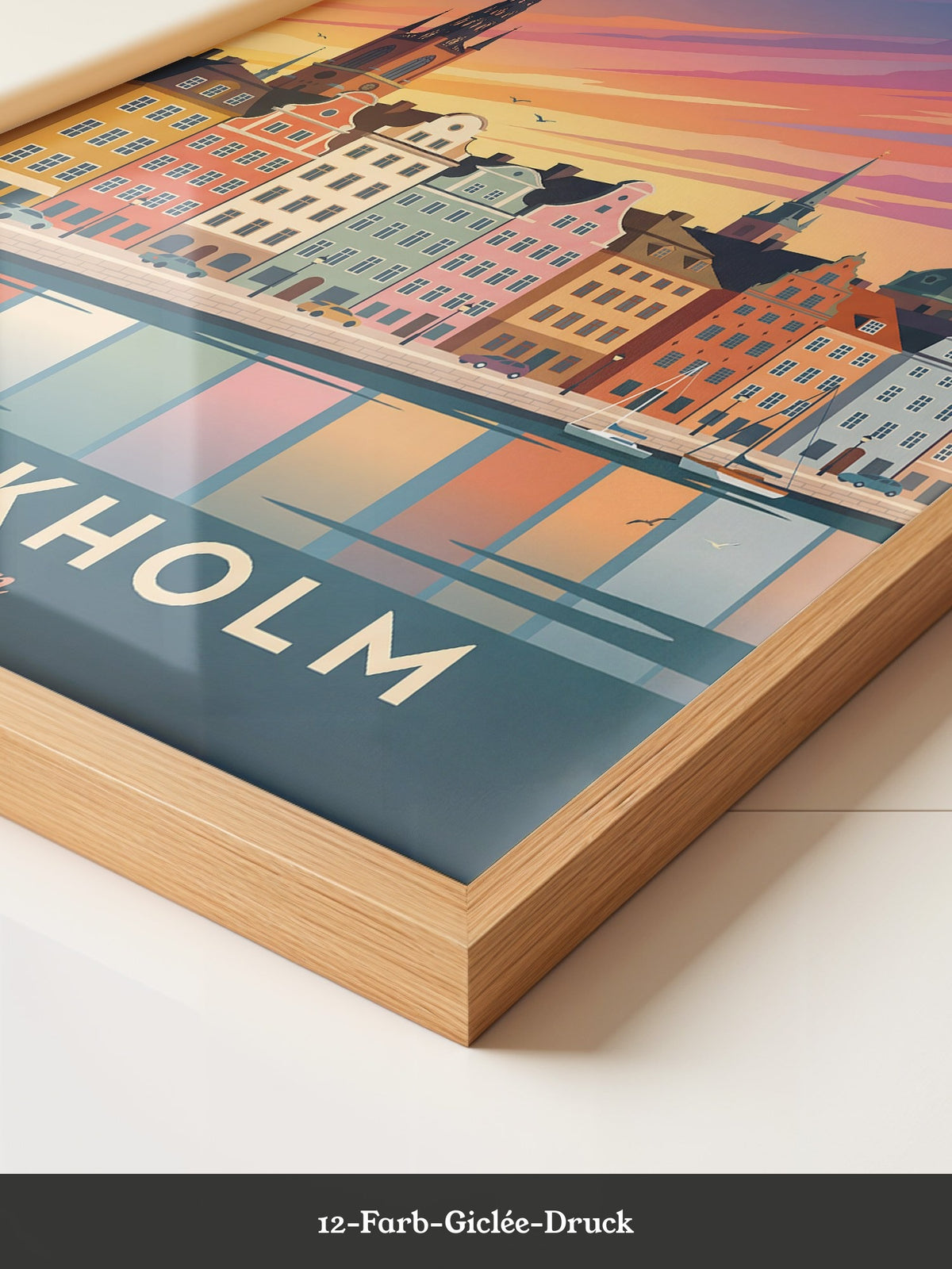 Stockholm Skyline Farbenpracht