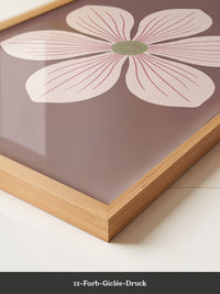 Blume Rosa Minimalistisch