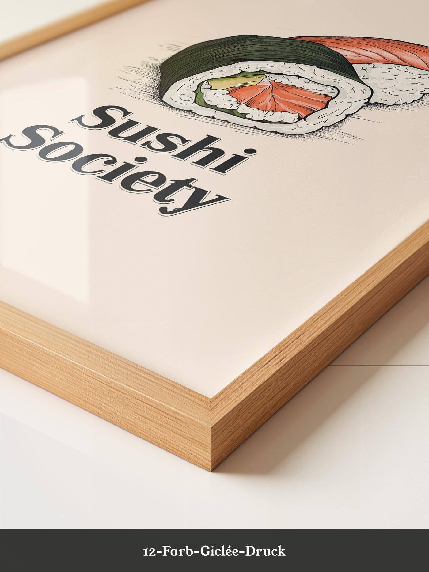 Sushi Illustration Skizzenstil