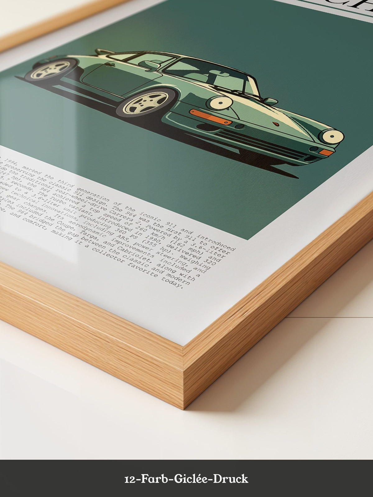 Porsche 964 klassisch grün