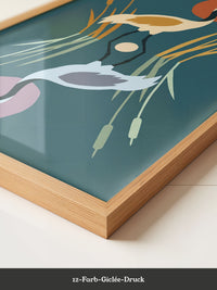 Kranich Reet Illustration