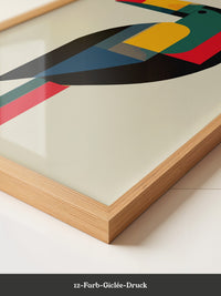 Tukan Bunt Geometrisch