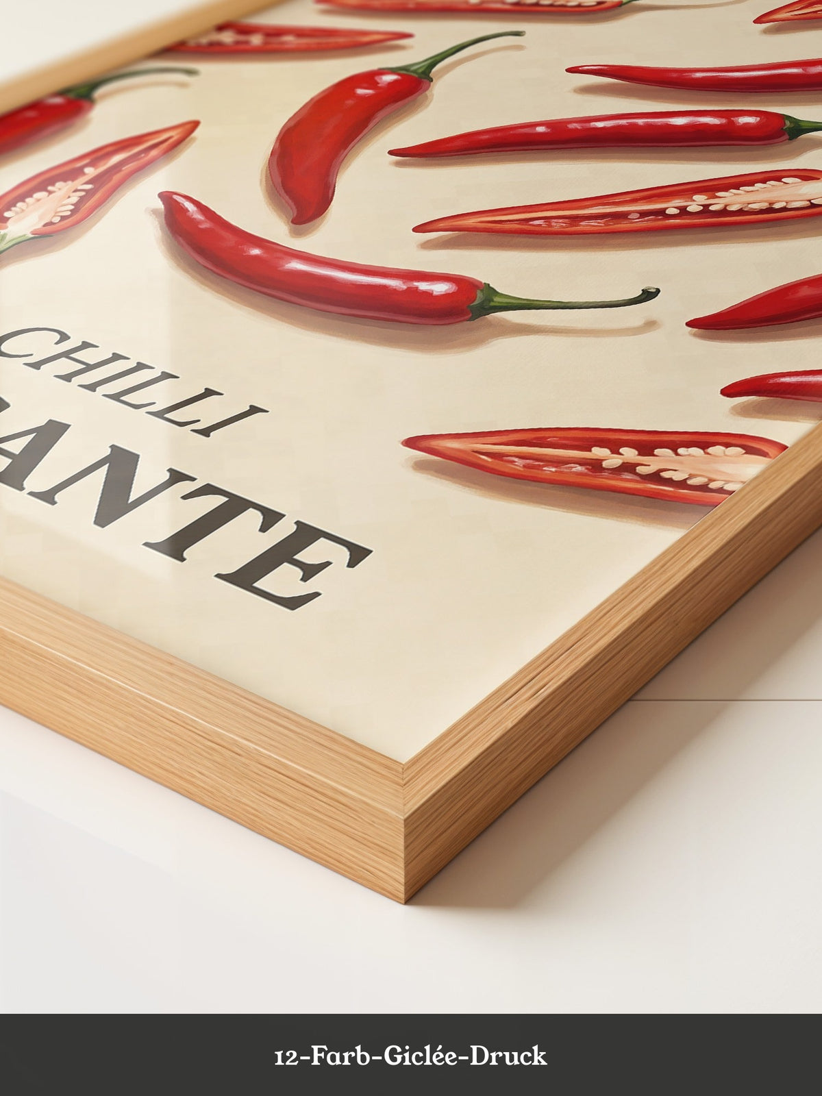 Pikante Chilischoten Rot