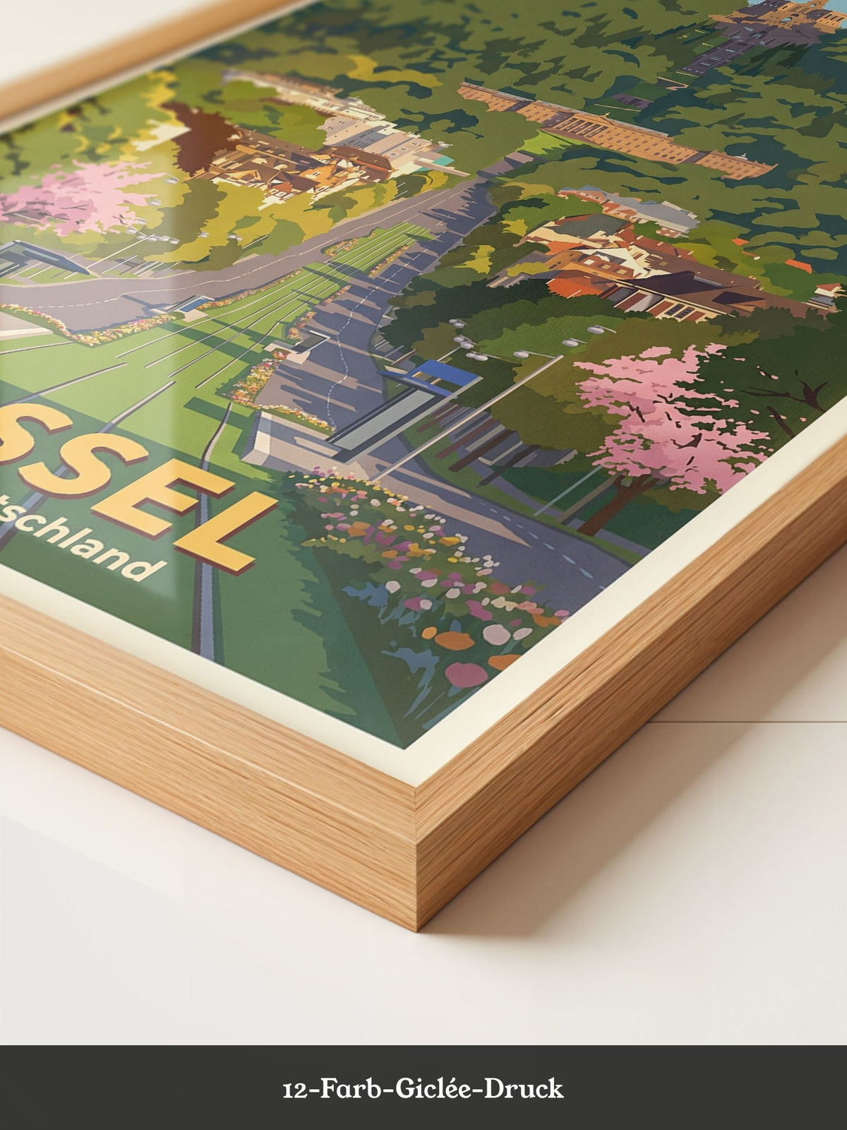 Kassel Schloss Bergpark Illustration