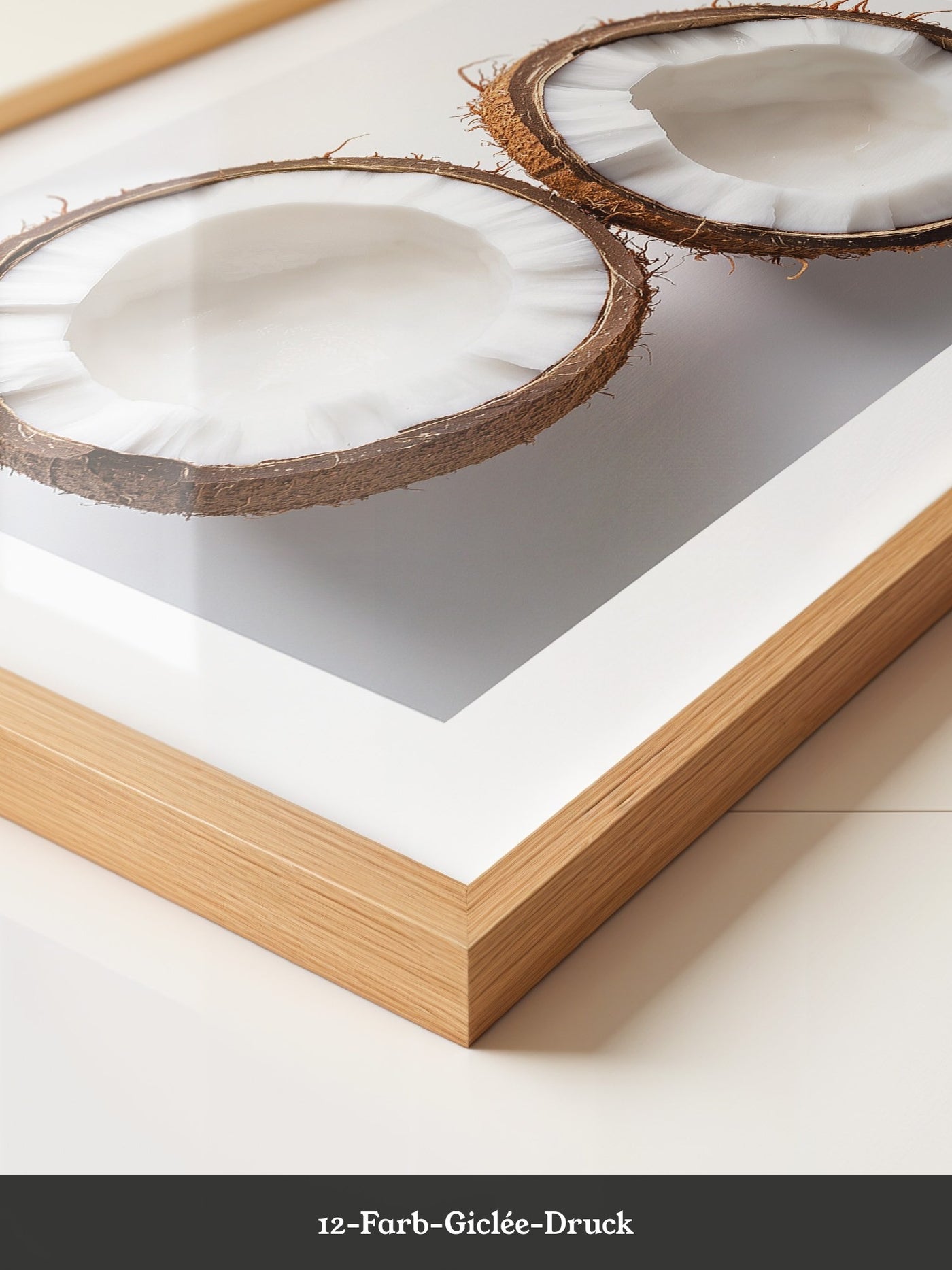 Kokoshälften Minimalismus