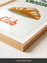Croissant rustikal Grafik