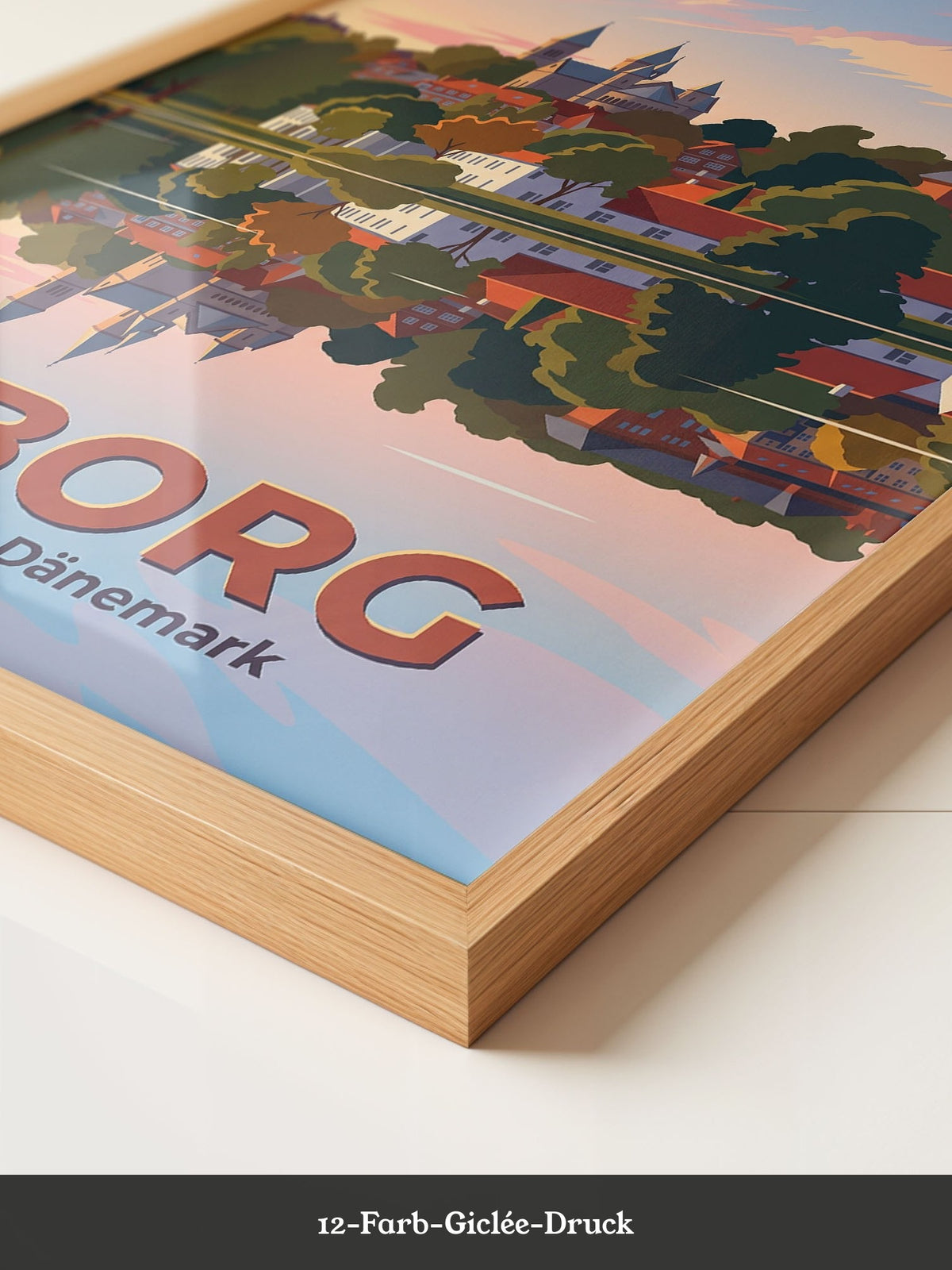 Viborg Schloss Sonnenuntergang