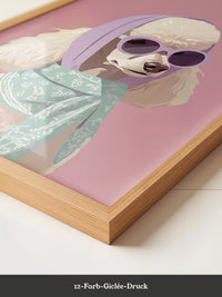 Pudel Pastell Retro-Look