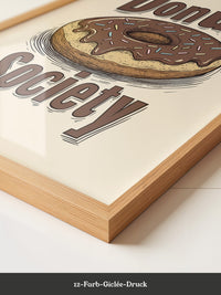 Donut Vintage Illustration