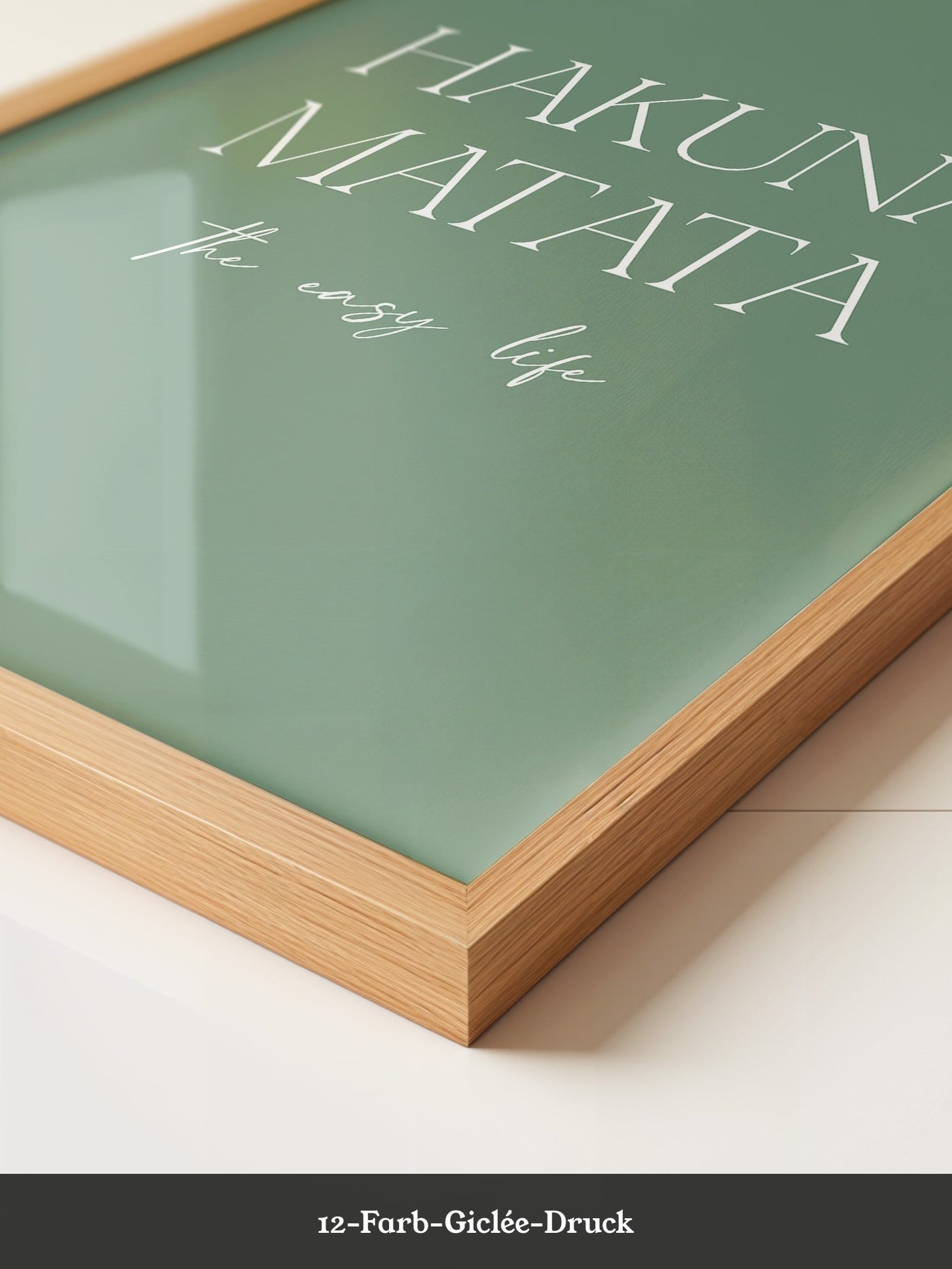 Hakuna Matata Minimalistisch Grün