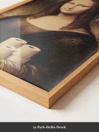 Mona Lisa Toilettenpapier Humor
