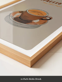 Espressotasse Retro Braun