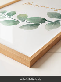 Grüner Zweig Aquarell