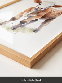 Kalb Aquarell sanfte Farben