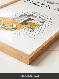 Pizzaofen Skizze warm
