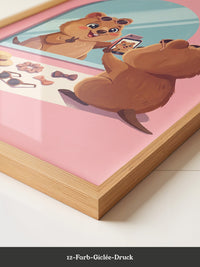 Quokka Selfie Spiegel Pink