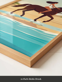 Reiterin Strand Illustration