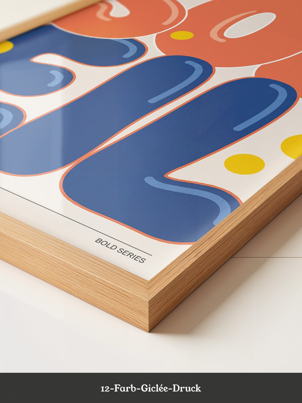Soleil Bunte Buchstaben kontrastreich