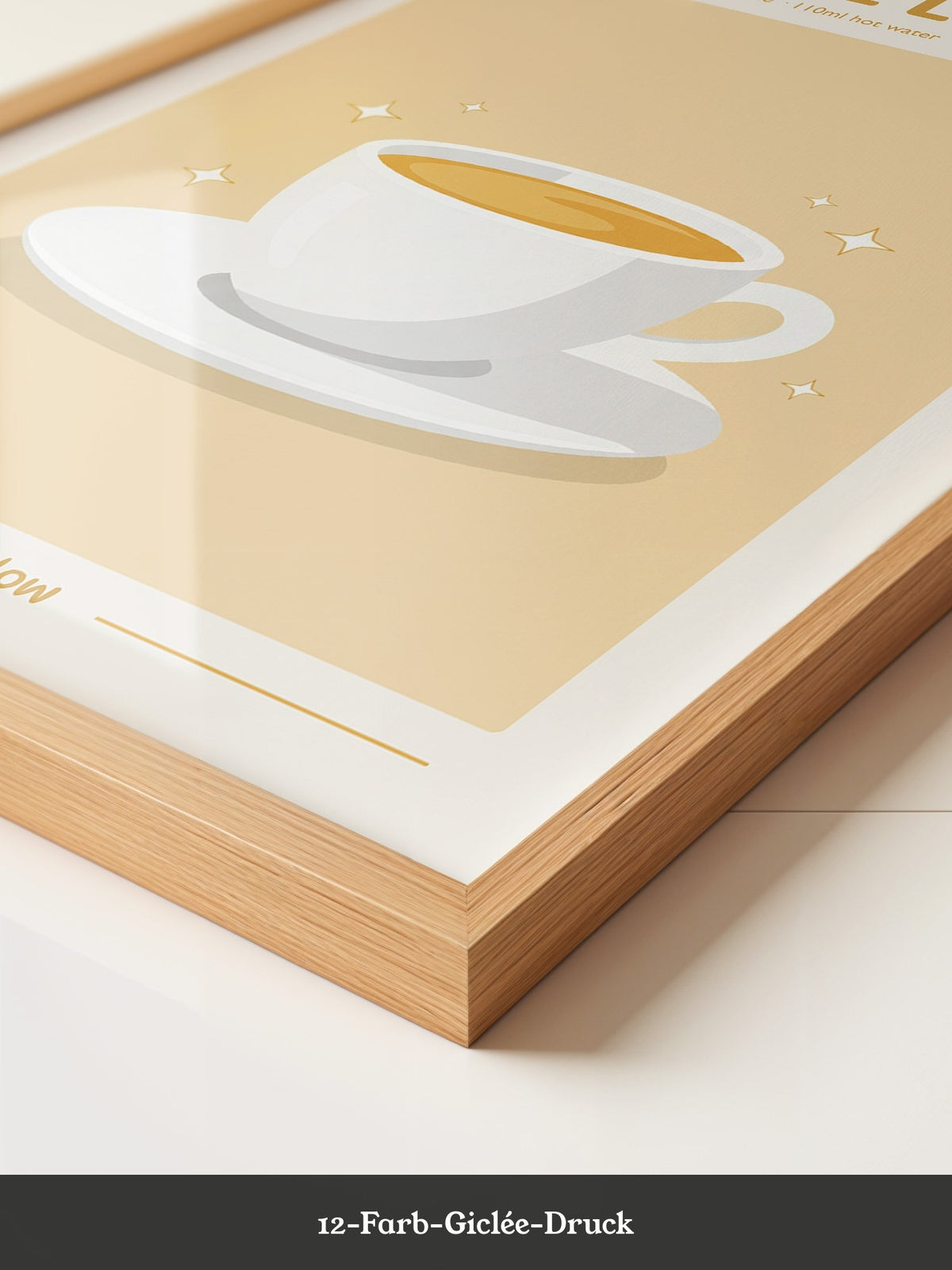 Caffè Lungo Tasse Illustration