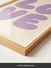 Love Typografie Lila