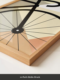 Fahrrad Geometrisch Grafik