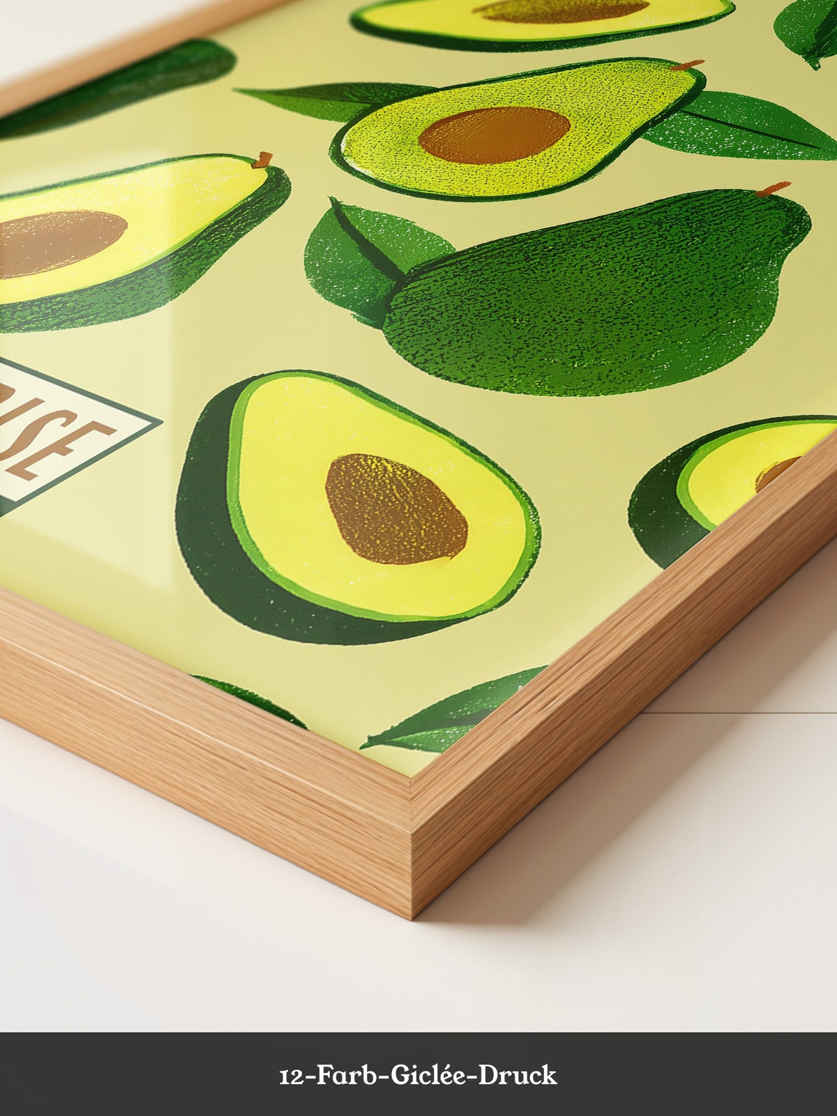 Avocado Illustrativ Retrodesign