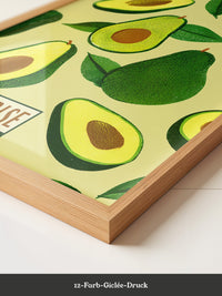 Avocado Illustrativ Retrodesign