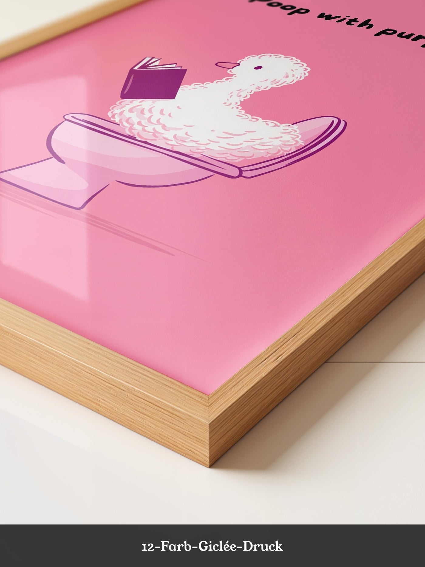 Ente Toilette Humor rosa