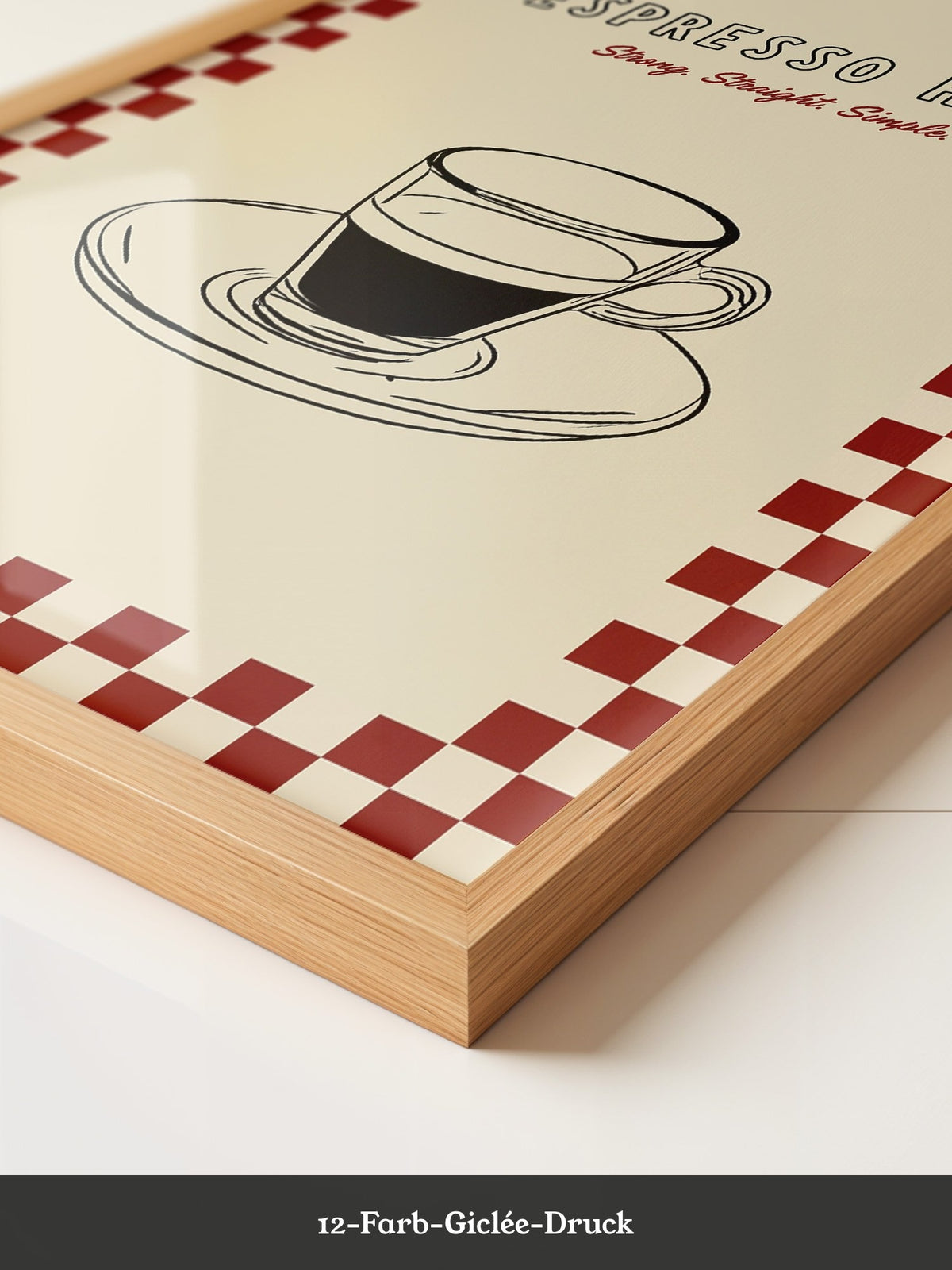 Espresso Tasse Retro Design