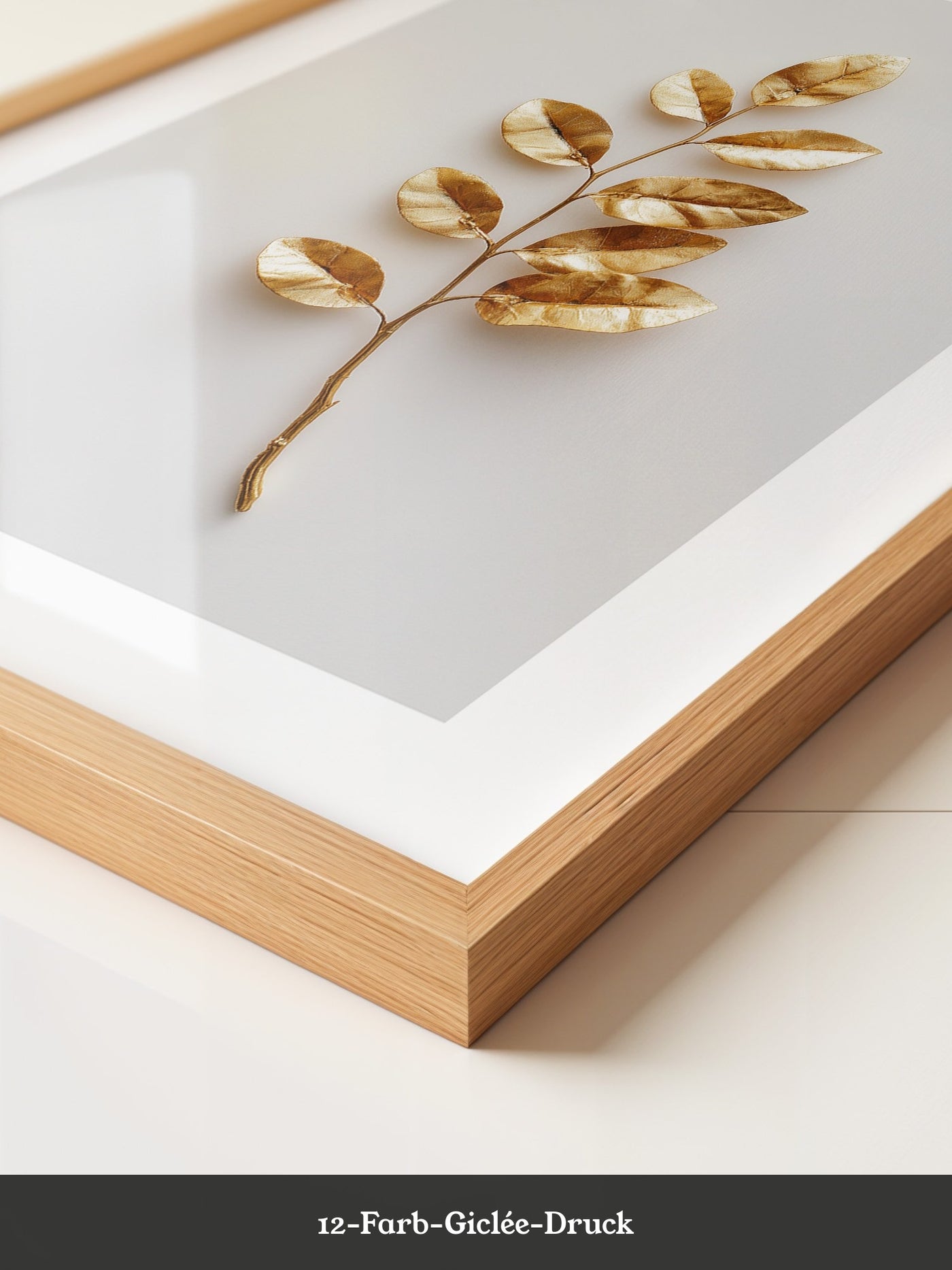 Goldene Blätter Minimalistisch