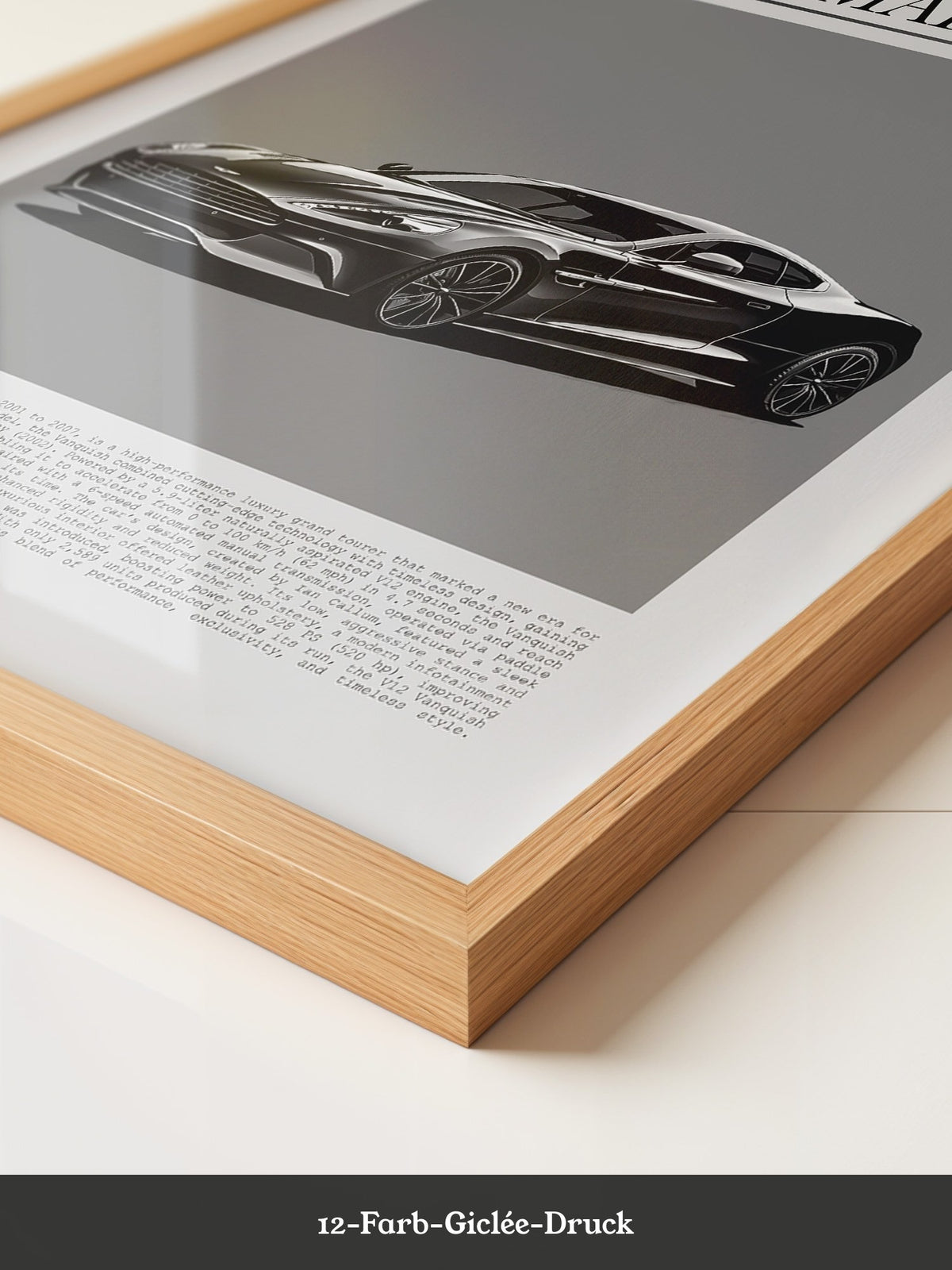 Aston Martin V12 elegant schwarz