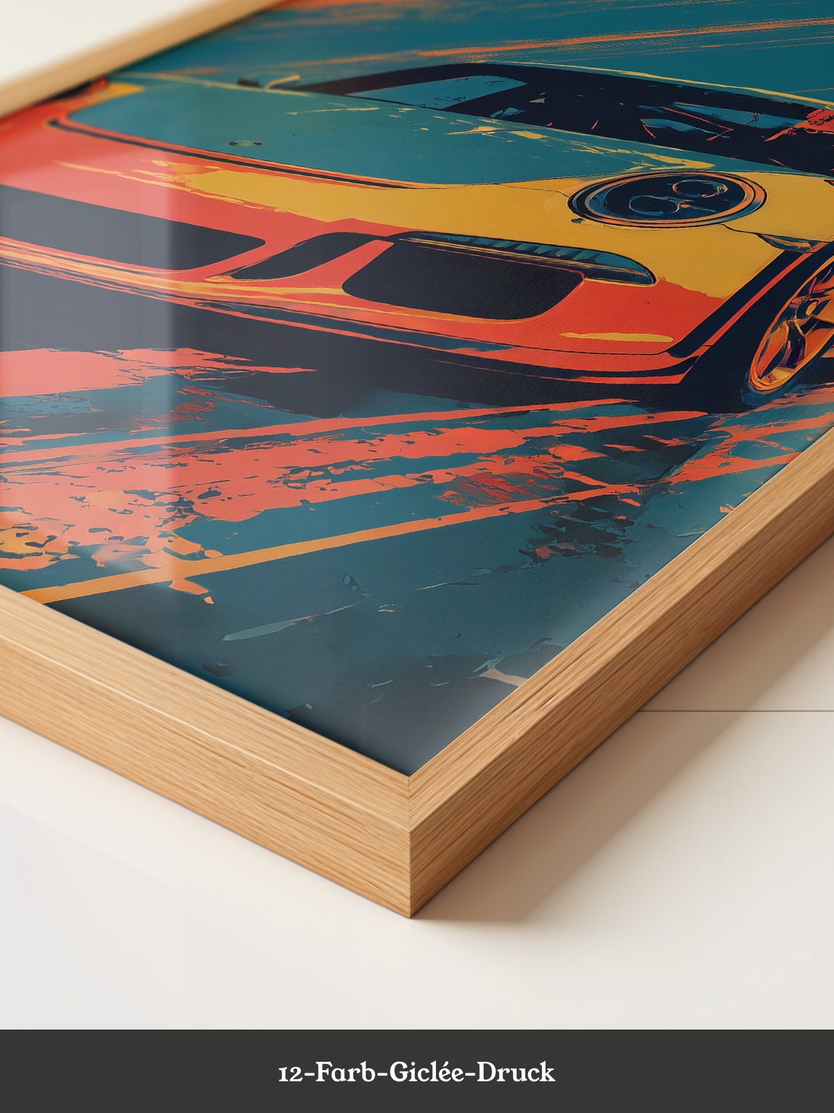 Porsche Sportwagen Pop-Art