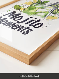 Mojito Glas Aquarellspritzer