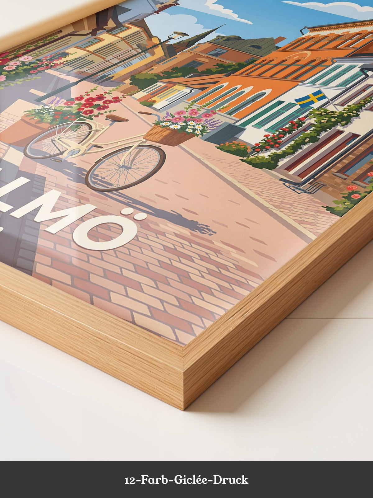 Malmö Altstadtbummel Fahrrad Retro