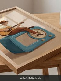 Vintage Radio Gitarrenspieler