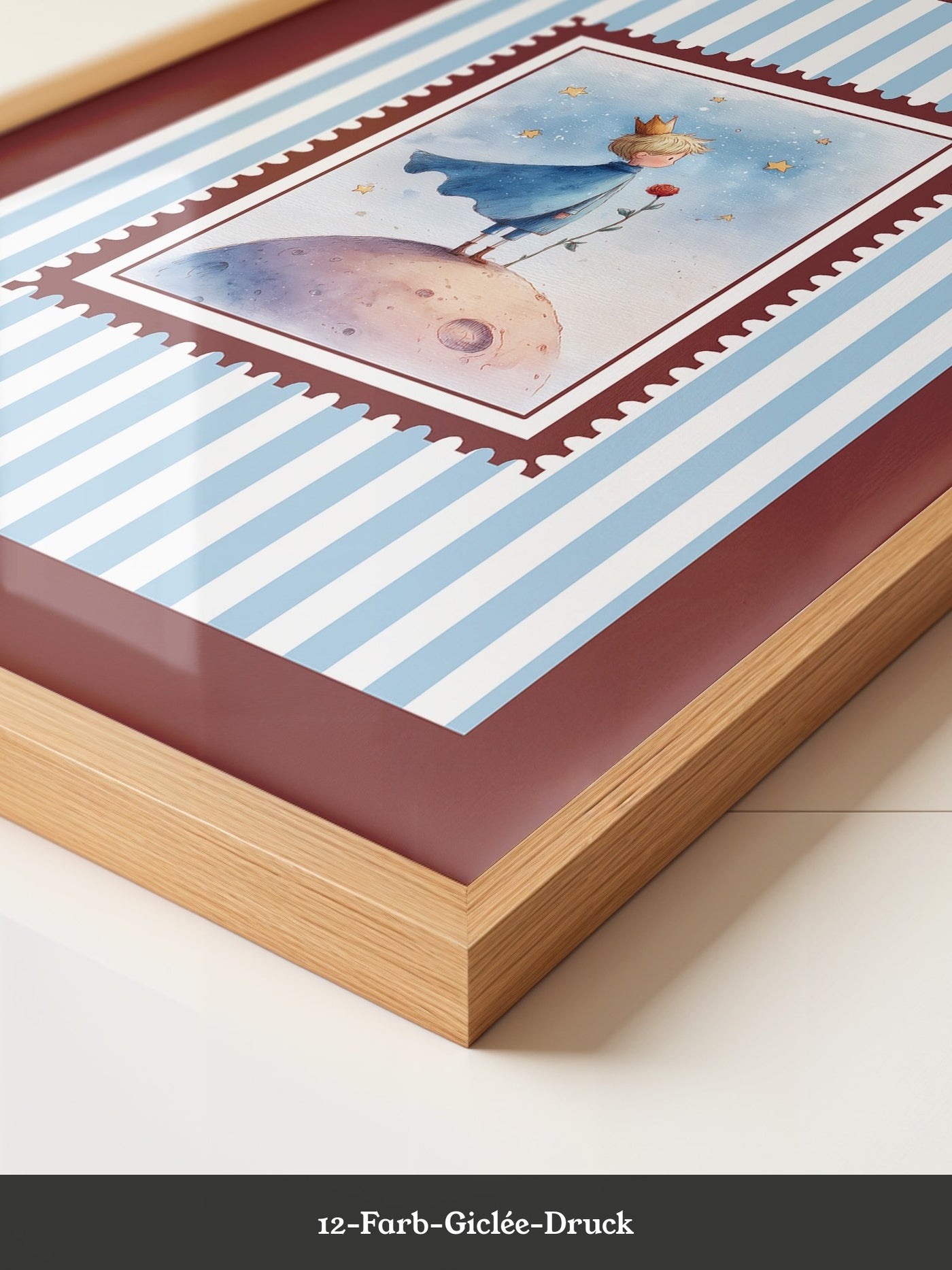 Kleiner Prinz Aquarell Traumwelt